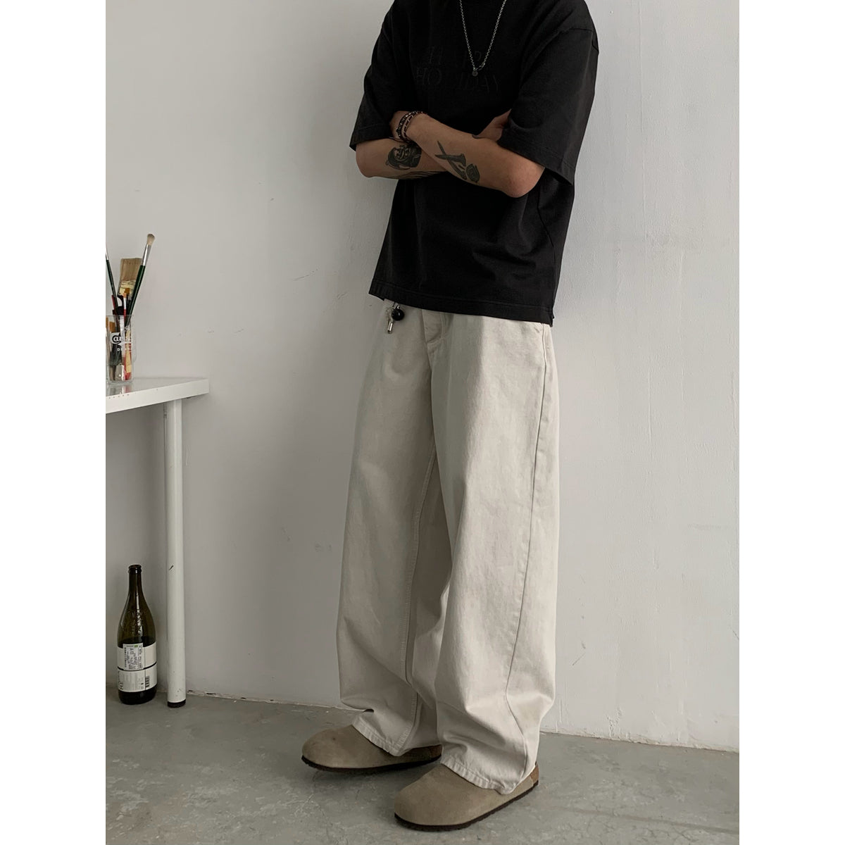 Luxury Washed Retro Cargo Pants